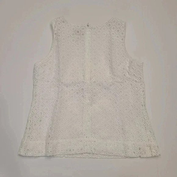 Eyelet Lace Tops Blouses Lot of 4 Ruby Rd. Petites White Hot Pink Turquoise 6 - Picture 10 of 16